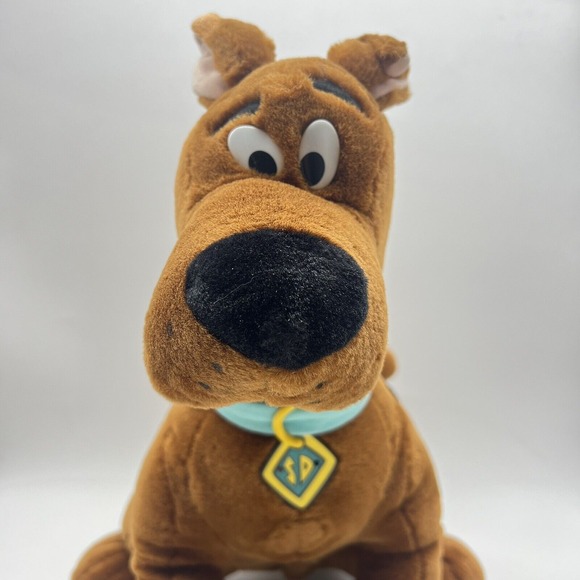 ThinkWay Toys‎ Vintage Scooby Doo Talking Plush 1998 See Video Hanna Barbera
